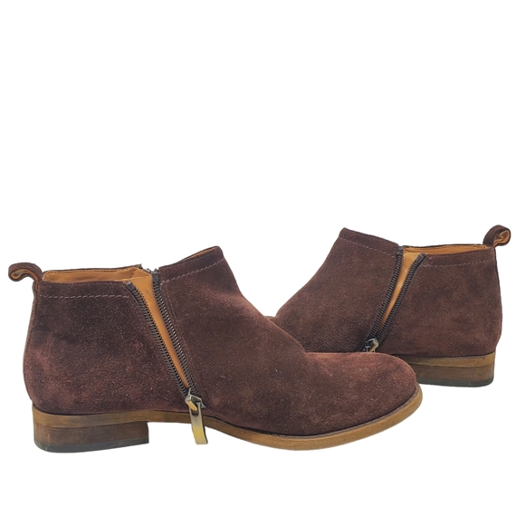 Franco Sarto 'Kaime' Genuine Leather Suede Ankle Boots Size 6.5 M - Picture 7 of 11